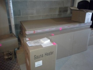 Sauna kit shipped!