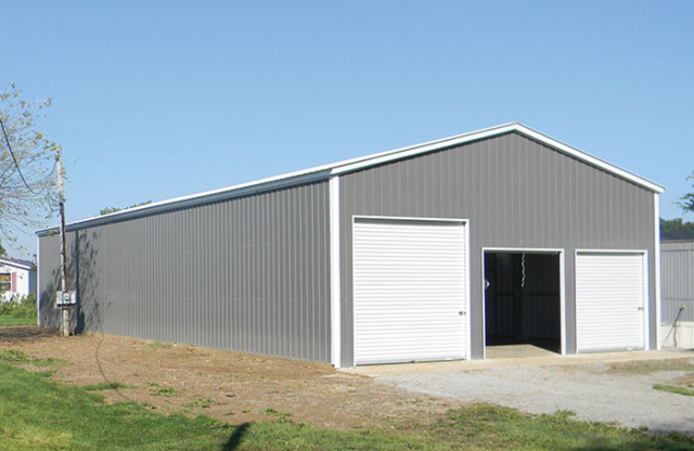 Commercial Steel Truss Garage Shop