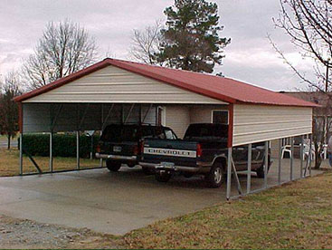 Vertical Roof Steel Carport
